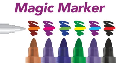ماژیک تغییر رنگ، ماژیک جادویی، magic marker