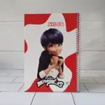 دفتر آیلار طرح دختر کفشدوزکی