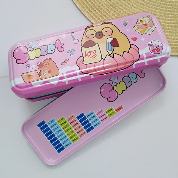 Capybara Metal Pencil Case (6) جامدادی فلزی کاپی بارا