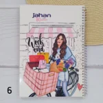 دفتر 80 برگ جهان طرح فشن