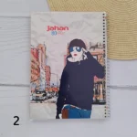 دفتر 80 برگ جهان طرح فشن