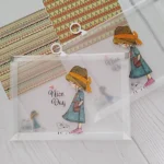 پوشه زیپدار طرح دختر