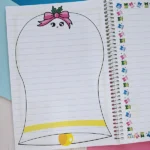 دفتر مشق حاشیه دار آزاد