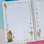 دفتر مشق حاشیه دار آزاد